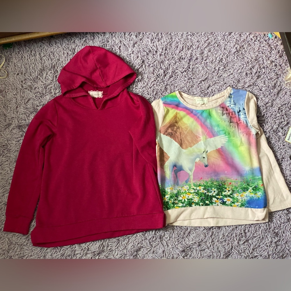 2 Btween girls size 10 SUPER Soft hoodie & sweatshirt